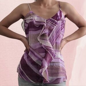 Purple Y2K Camisole Top